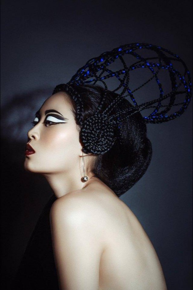 Model / Sei-Yun Park Make-Up Artist / April OustinovitchSoraya Hair/ Dimitri Dorard (Chez Les Garçons) Photographer / Katherline Lyndia Jewels / Tiffany Rowe